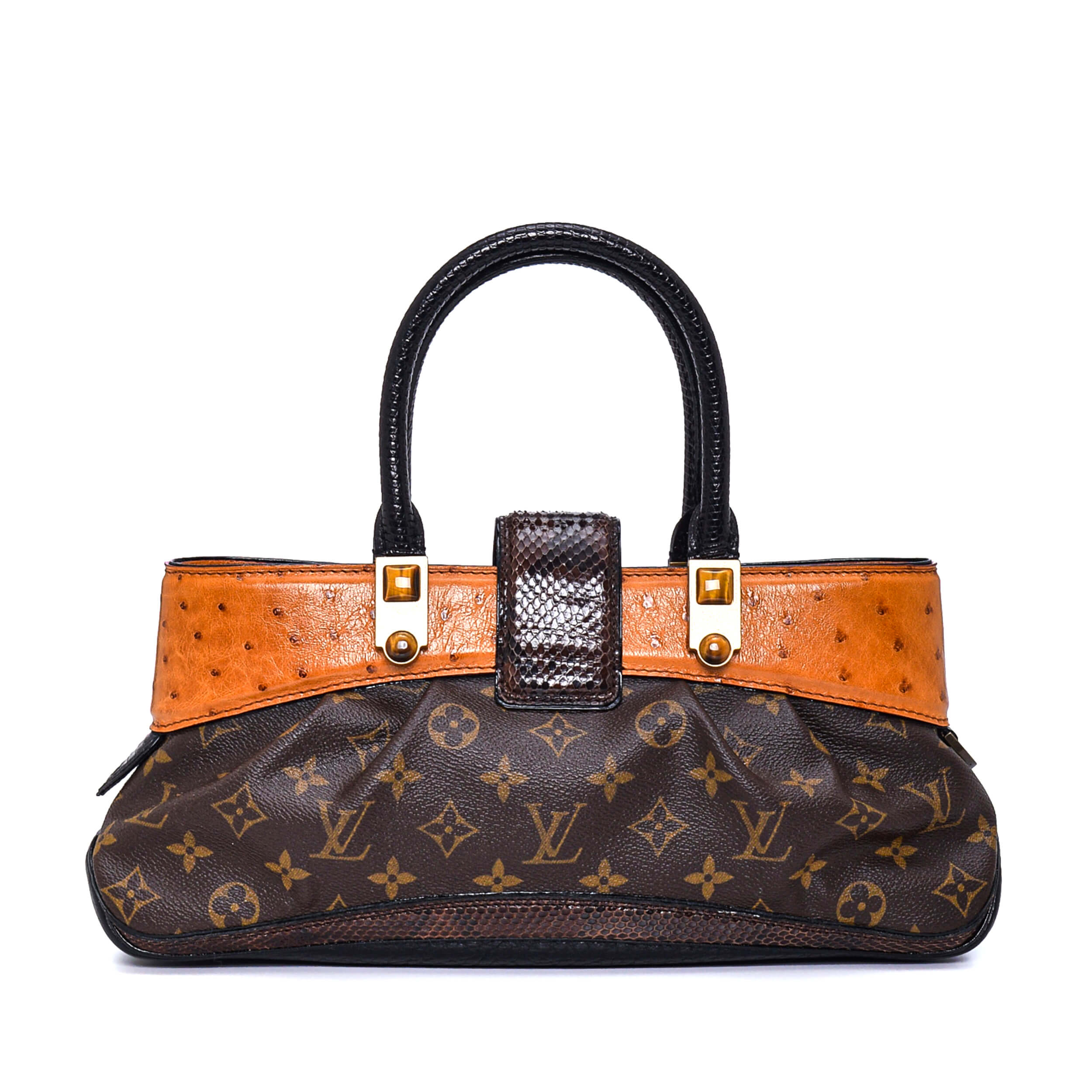 Louis Vuitton - Monogram Canvas&Ostrich Macha Walta Limited Edition Bag